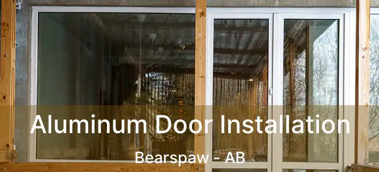 Aluminum Door Installation Bearspaw - AB