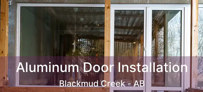 Aluminum Door Installation Blackmud Creek - AB