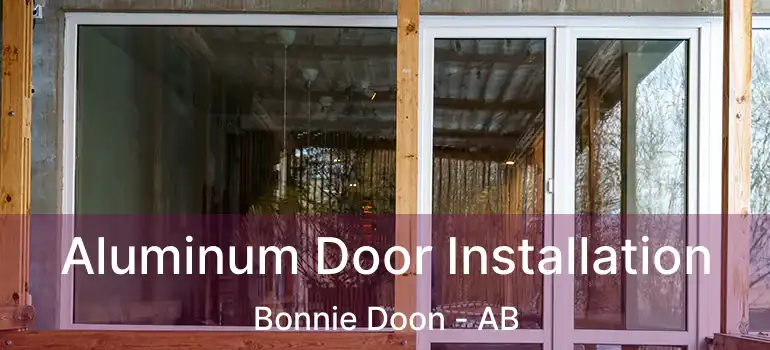  Aluminum Door Installation Bonnie Doon - AB