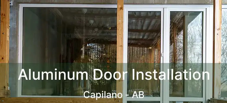  Aluminum Door Installation Capilano - AB