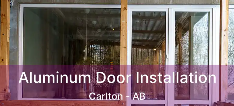  Aluminum Door Installation Carlton - AB
