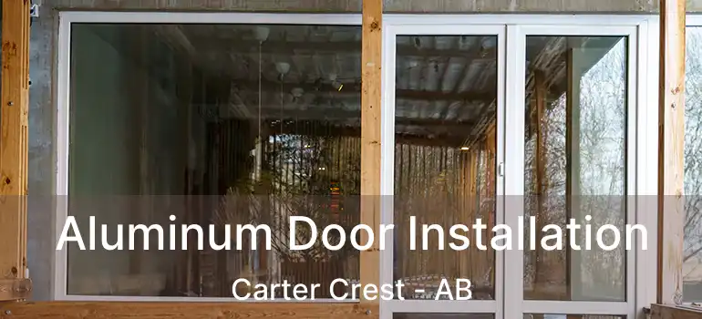  Aluminum Door Installation Carter Crest - AB