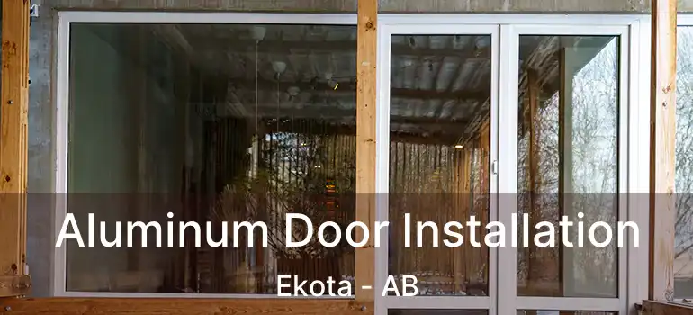  Aluminum Door Installation Ekota - AB