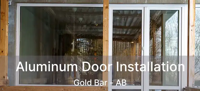  Aluminum Door Installation Gold Bar - AB