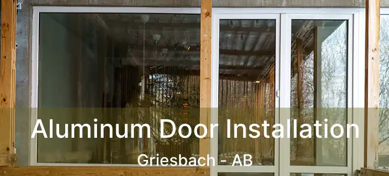  Aluminum Door Installation Griesbach - AB
