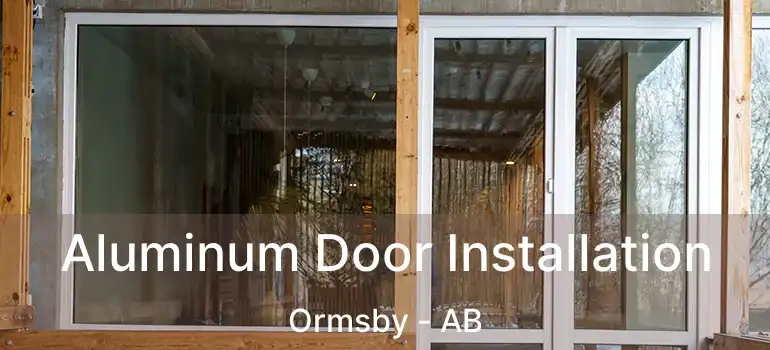  Aluminum Door Installation Ormsby - AB