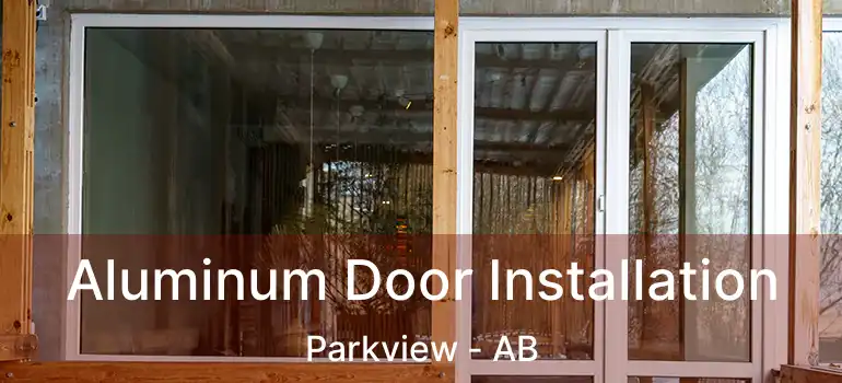  Aluminum Door Installation Parkview - AB