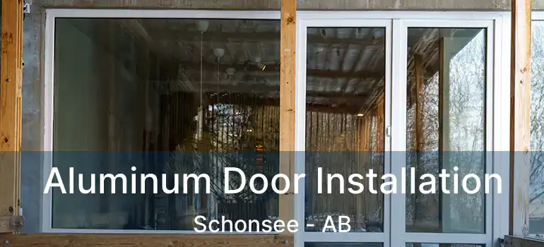 Aluminum Door Installation Schonsee - AB