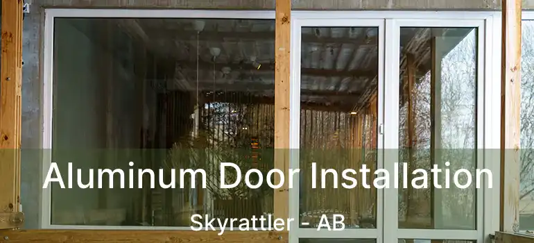  Aluminum Door Installation Skyrattler - AB
