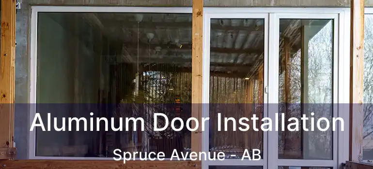  Aluminum Door Installation Spruce Avenue - AB