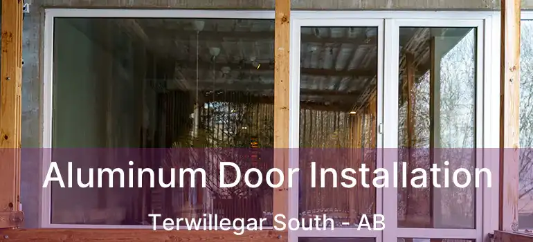  Aluminum Door Installation Terwillegar South - AB