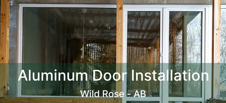  Aluminum Door Installation Wild Rose - AB