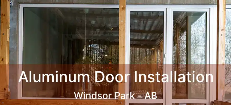  Aluminum Door Installation Windsor Park - AB
