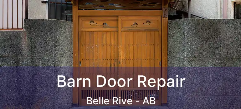  Barn Door Repair Belle Rive - AB