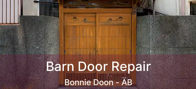  Barn Door Repair Bonnie Doon - AB