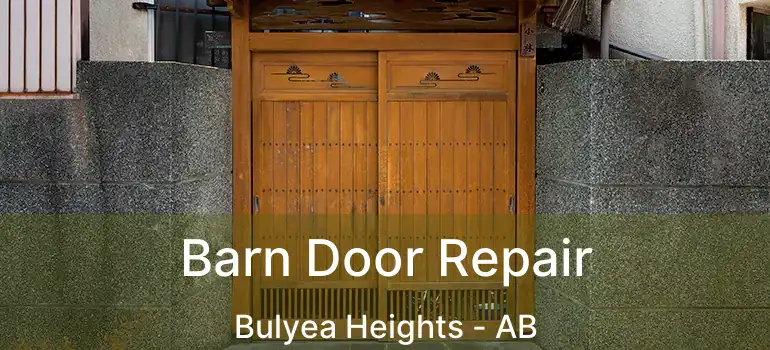  Barn Door Repair Bulyea Heights - AB