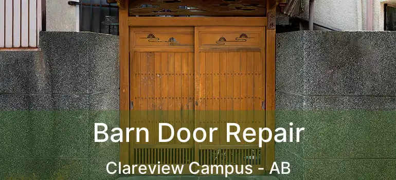  Barn Door Repair Clareview Campus - AB