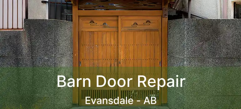  Barn Door Repair Evansdale - AB