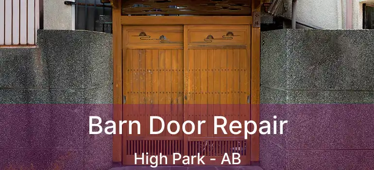  Barn Door Repair High Park - AB