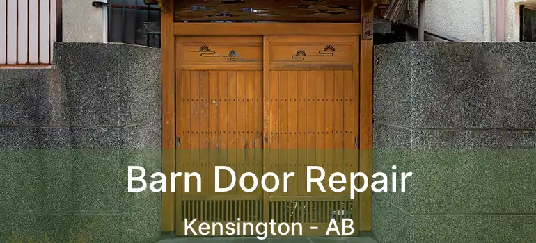  Barn Door Repair Kensington - AB