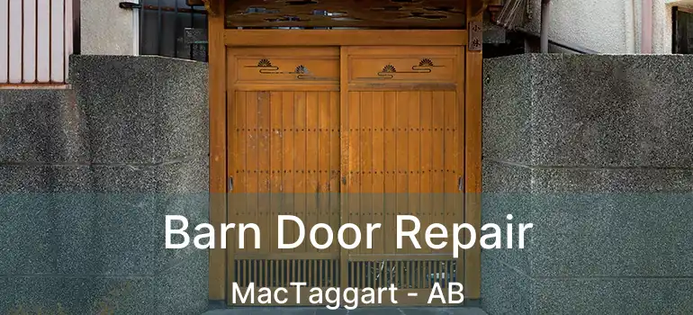 Barn Door Repair MacTaggart - AB