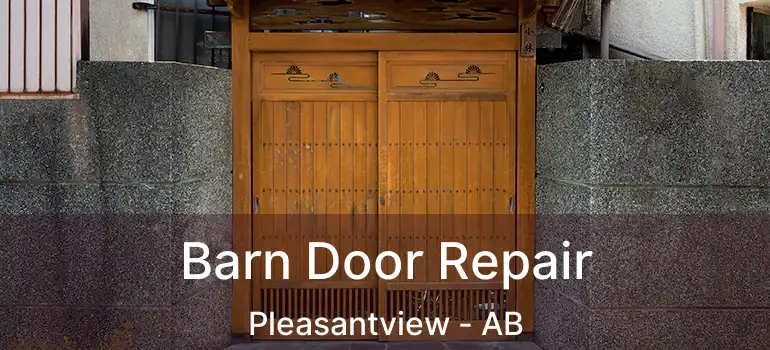  Barn Door Repair Pleasantview - AB