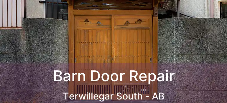  Barn Door Repair Terwillegar South - AB