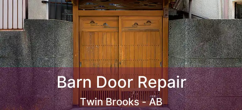  Barn Door Repair Twin Brooks - AB