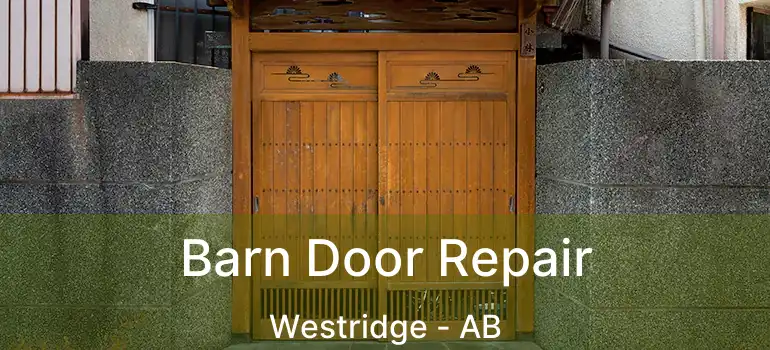  Barn Door Repair Westridge - AB