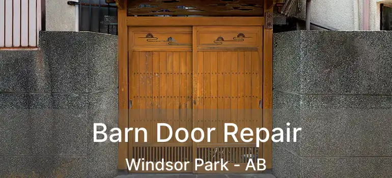  Barn Door Repair Windsor Park - AB
