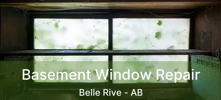  Basement Window Repair Belle Rive - AB