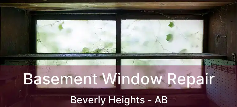  Basement Window Repair Beverly Heights - AB