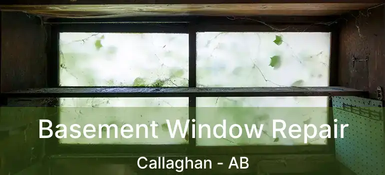  Basement Window Repair Callaghan - AB