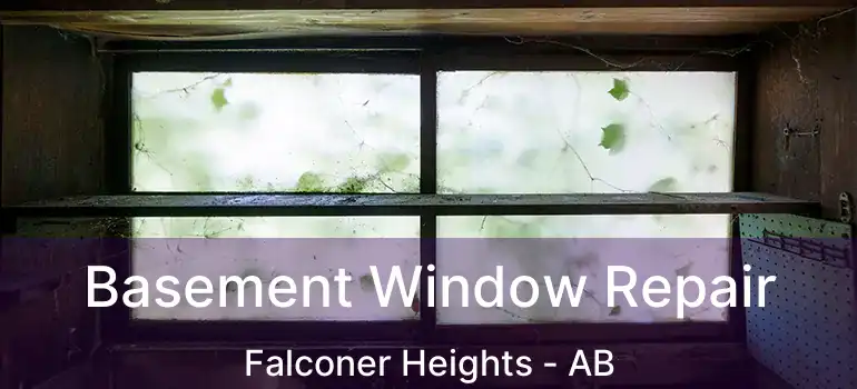  Basement Window Repair Falconer Heights - AB