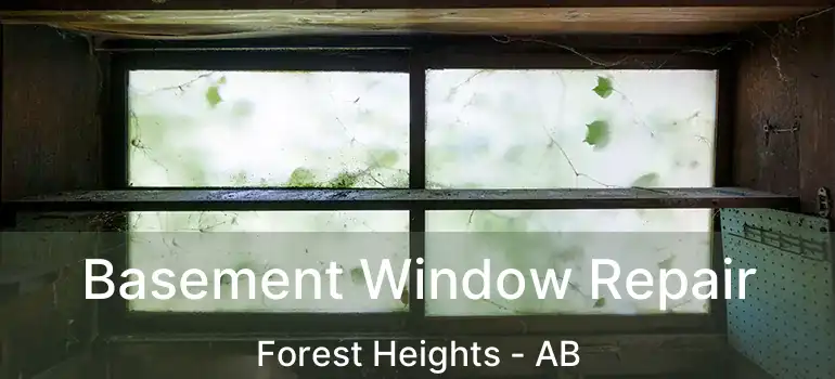  Basement Window Repair Forest Heights - AB