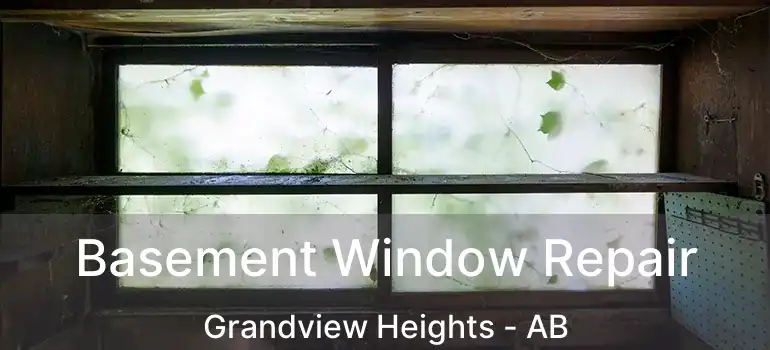  Basement Window Repair Grandview Heights - AB