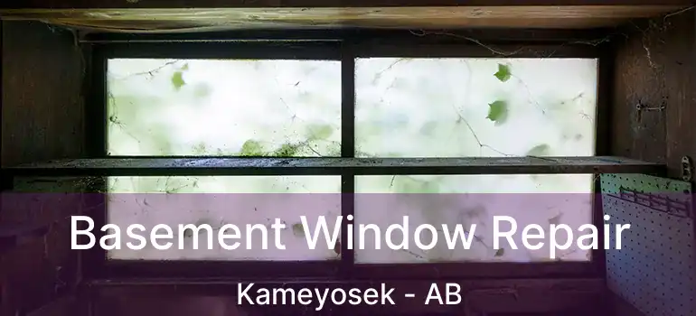  Basement Window Repair Kameyosek - AB