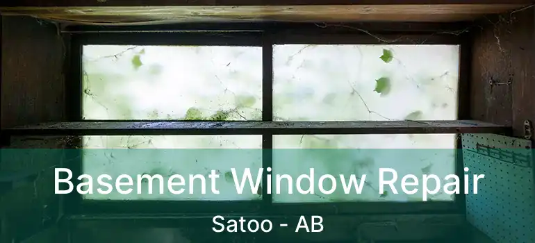  Basement Window Repair Satoo - AB