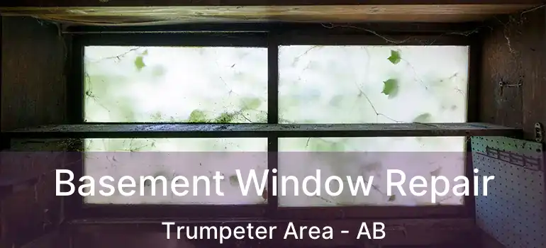  Basement Window Repair Trumpeter Area - AB