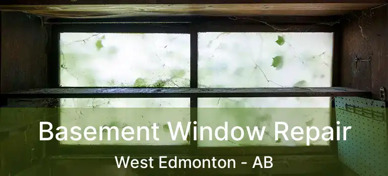  Basement Window Repair West Edmonton - AB