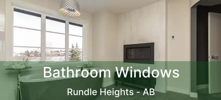  Bathroom Windows Rundle Heights - AB