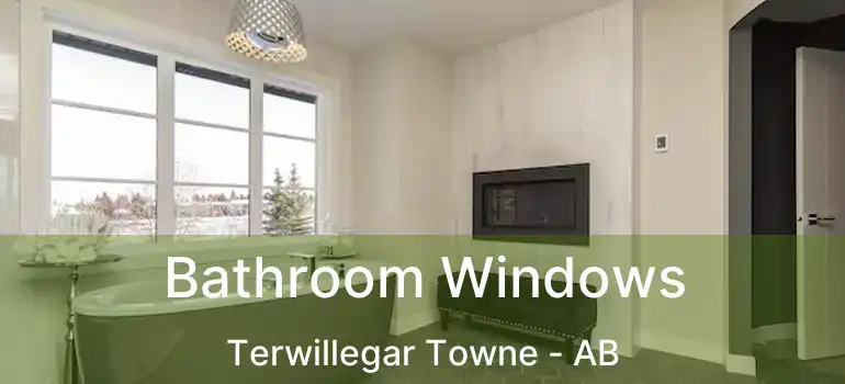  Bathroom Windows Terwillegar Towne - AB