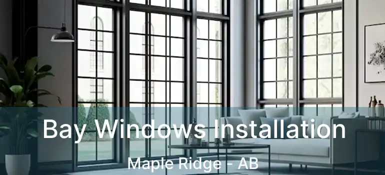  Bay Windows Installation Maple Ridge - AB