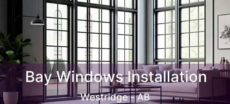  Bay Windows Installation Westridge - AB