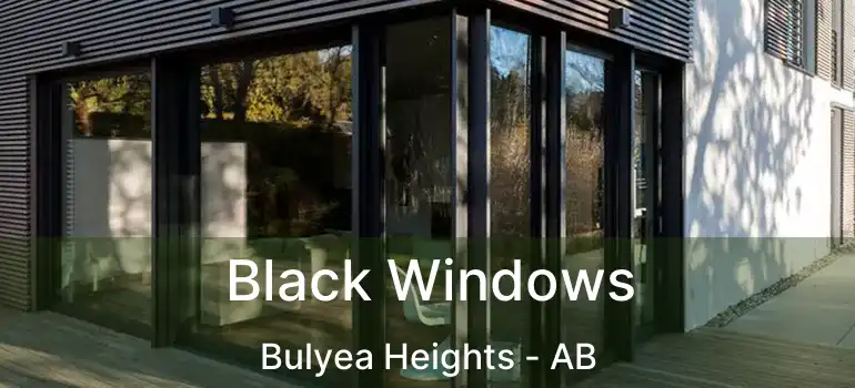  Black Windows Bulyea Heights - AB