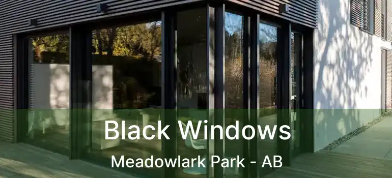  Black Windows Meadowlark Park - AB
