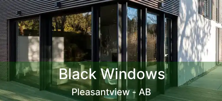  Black Windows Pleasantview - AB