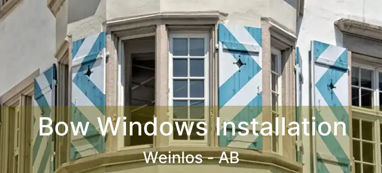  Bow Windows Installation Weinlos - AB