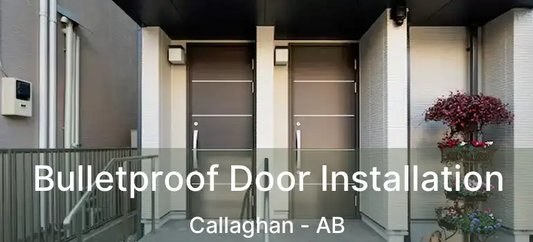  Bulletproof Door Installation Callaghan - AB