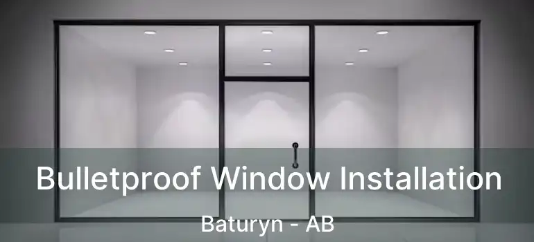  Bulletproof Window Installation Baturyn - AB